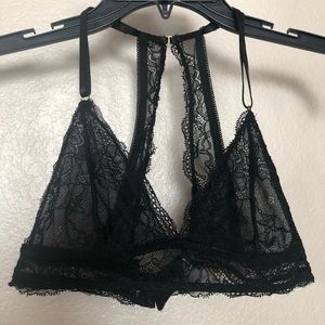 Black Lace Bra
